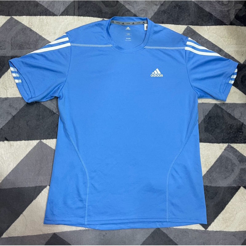 Kaos Jersey Running Adidas Event Tee Size M Climalite Original Art Code AI3317