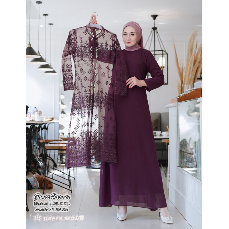 GAMIS YASMIN DRESS PAYET PREMIUM | GAMIS CERUTY MIX PAYET | DRESS PESTA MEWAH | GAMIS MEWAH | GAMIS 