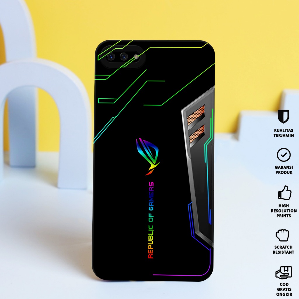 Case Oppo A1K - Softcase Oppo A1K Motif ROG - Case Pro Camera - Case Hp Oppo A1K - Casing Hp Oppo A1