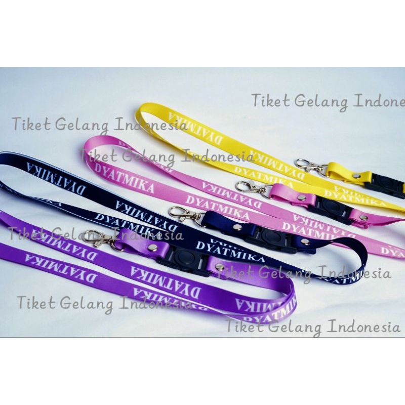 

Tali ID Card Lanyard Tissu Premium 2cm