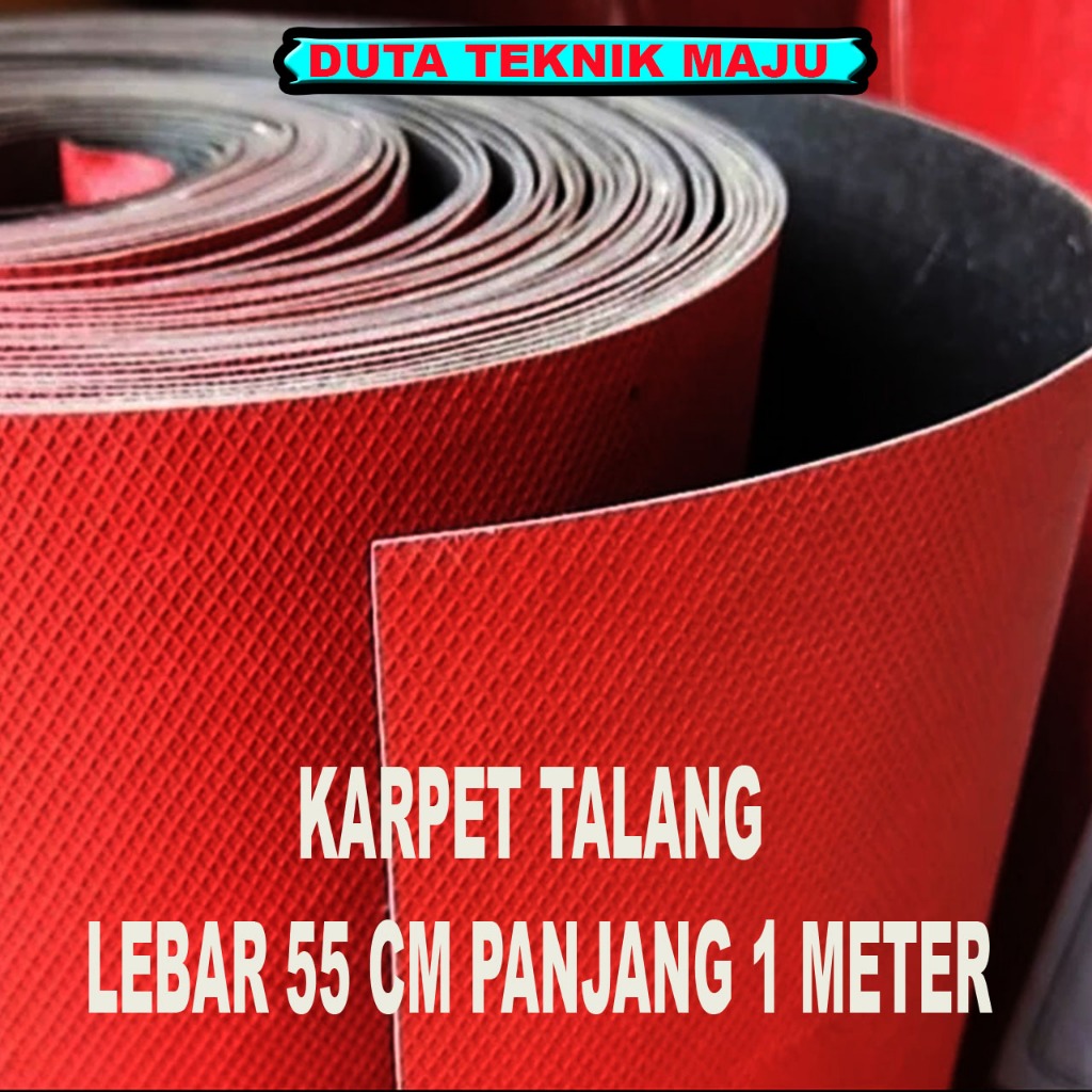 Karpet Talang Atap Rumah Merah Anti Bocor lebar 55cm harga per meter