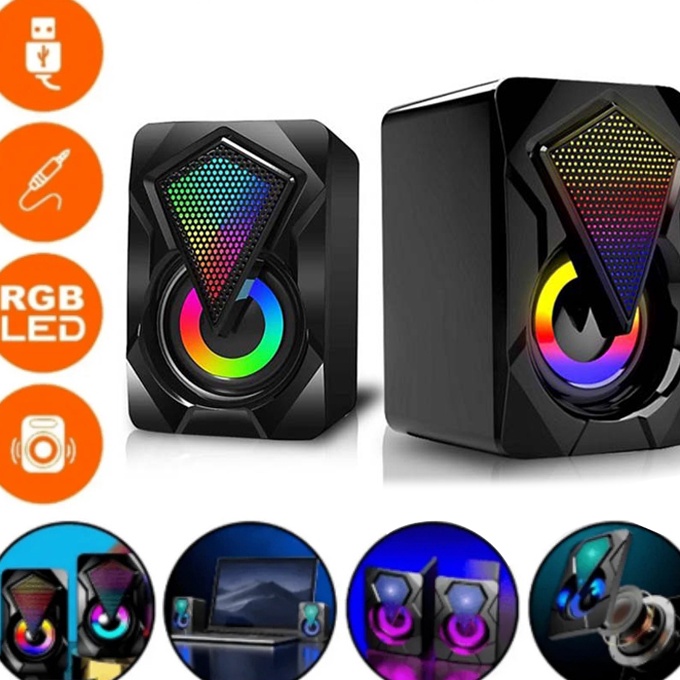 Flash Sale Actual Speaker Gaming RGB Speaker PC Eye Speaker Komputer PC Speaker Speaker PC Speaker U