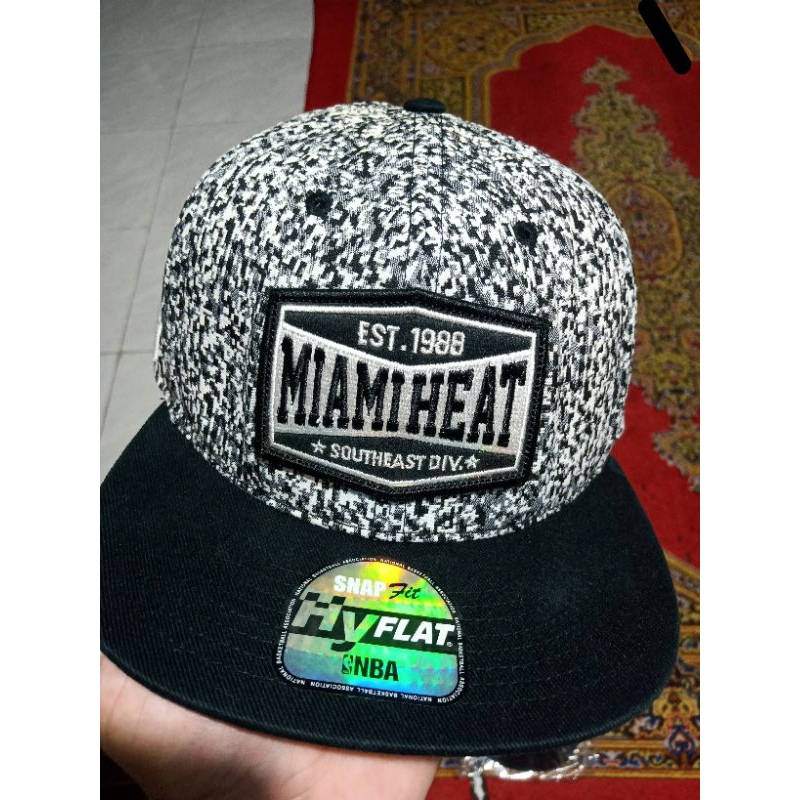 topi Miami heat hyflat NBA Ori