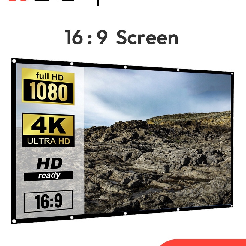 Price XGODY Kain Layar Proyektor HD Lipat PobelAntilht Ambient Screen CuinKain Layar Proyektor Anti 