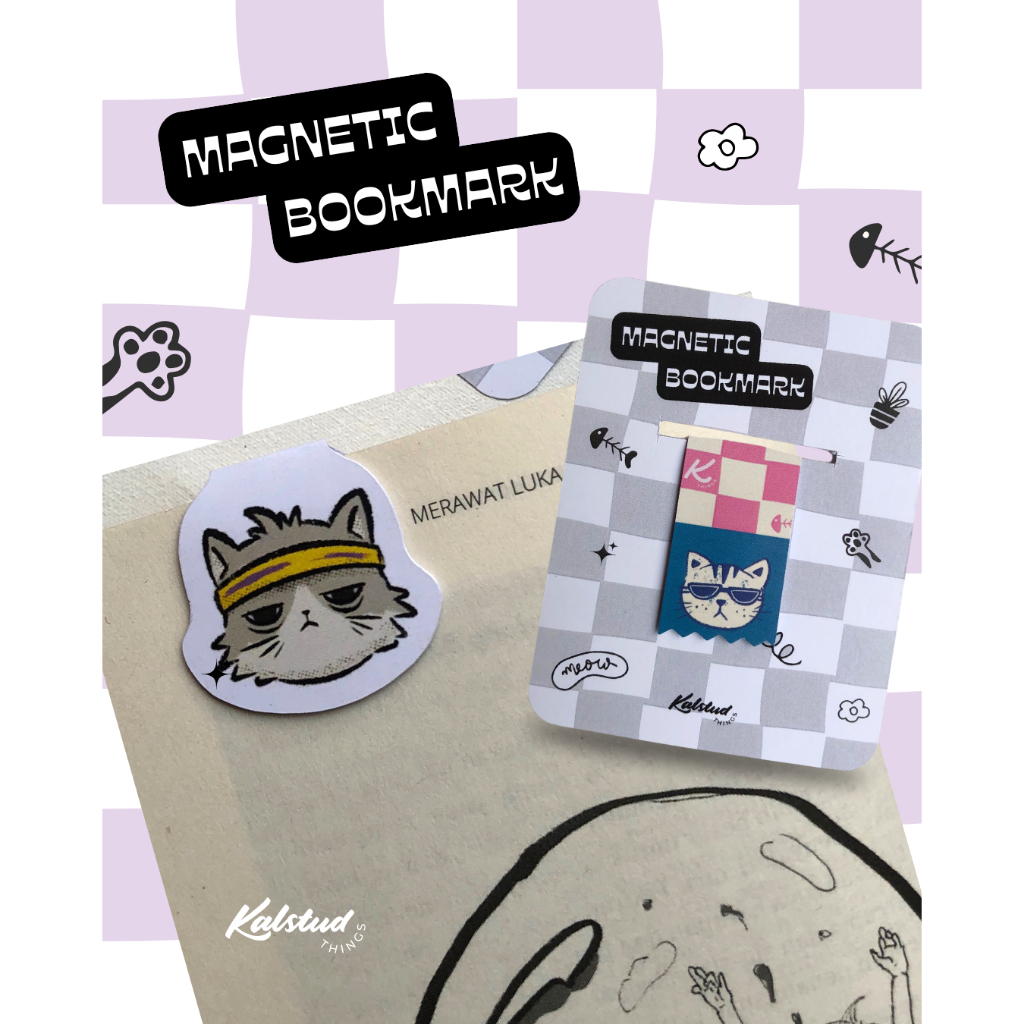 

Pembatas Buku - Magnetic Bookmark
