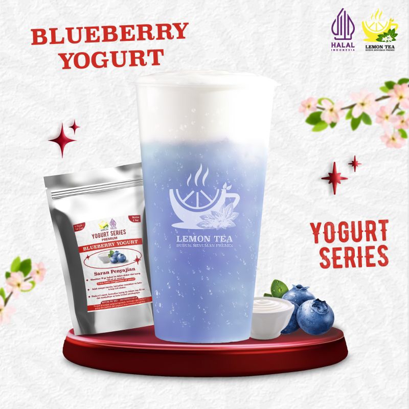 

BLUEBERRY YOGURT 1KG/bubuk minuman premium