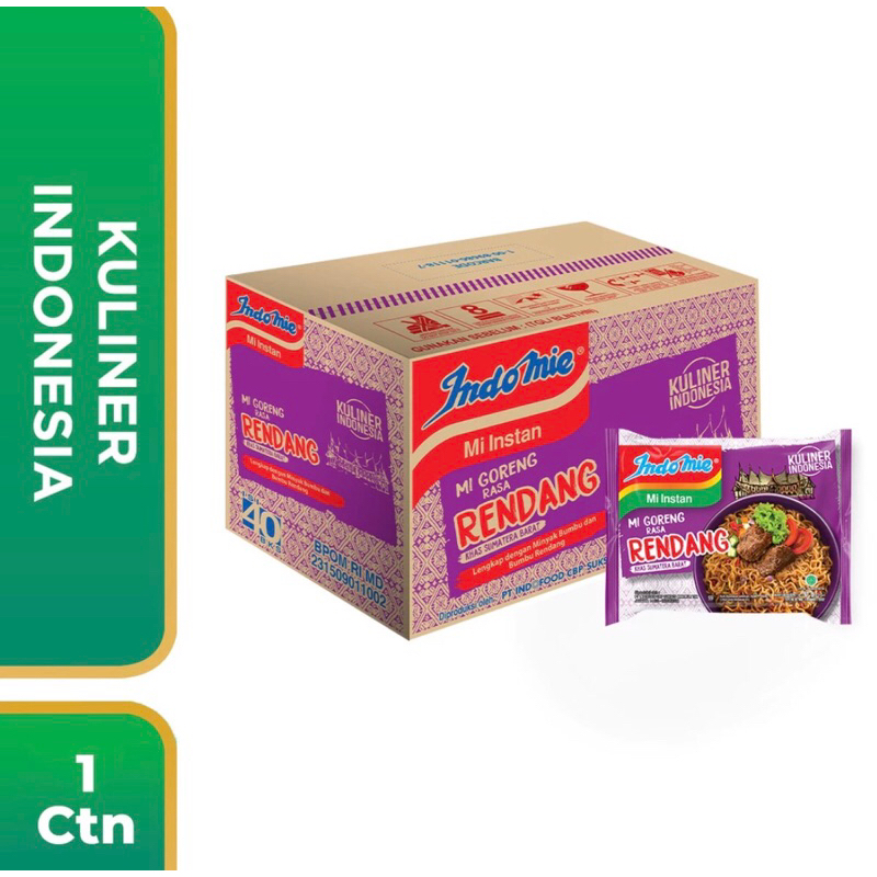 

Indomie goreng rasa rendang 1 dus