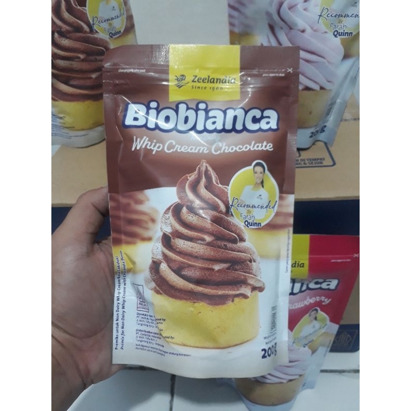 

Biobianca Whipe Cream Coklat 200gr - Kualitas Premium Original Produk Zeelandia