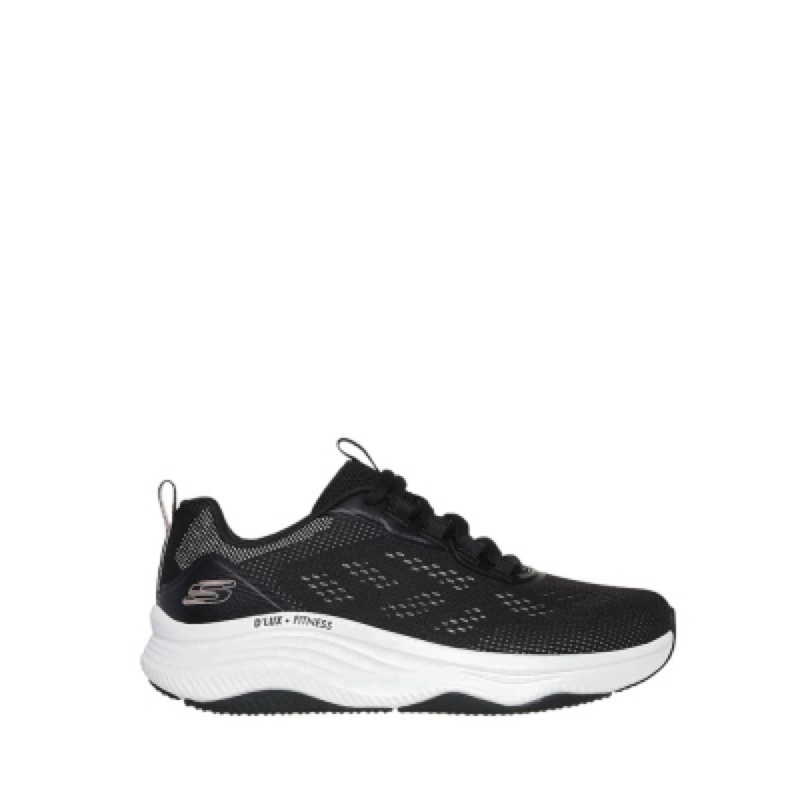Sepatu Lari Wanita Skechers Dlux Fitness Black