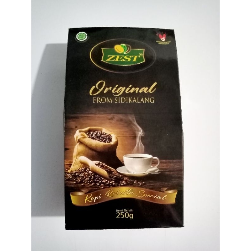 

Kopi Sidikalang Bubuk Halus Robusta Zest Coffee 250 gram