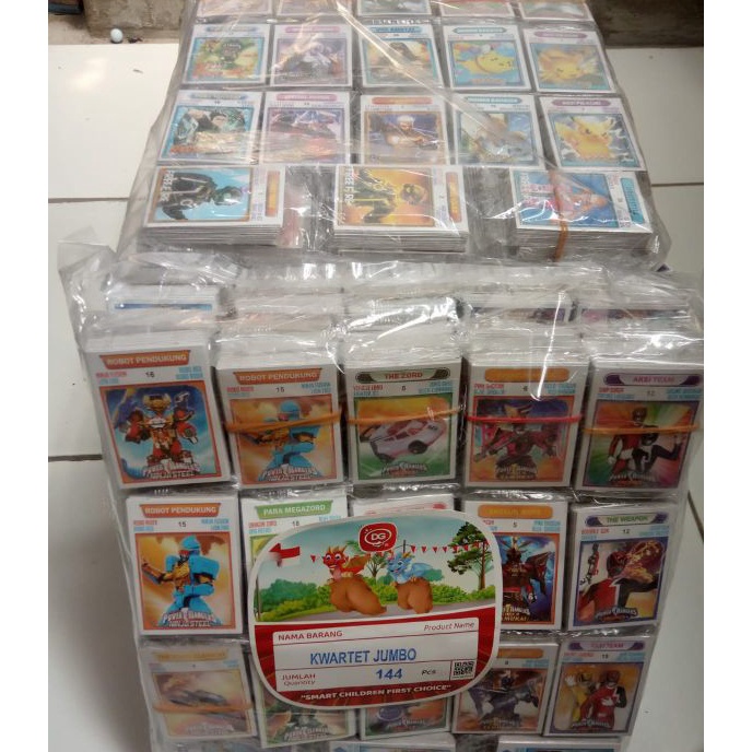 KF7 Kartu Wartet Kwartet 1 renteng 12 PACK