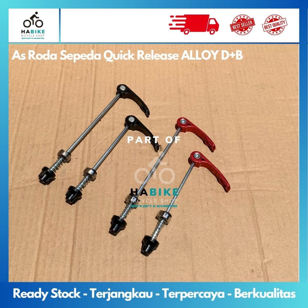 As QR Quick Release Roda Depan Dan Belakang Allumunium/Alloy As Roda QR Freehub Sepeda
