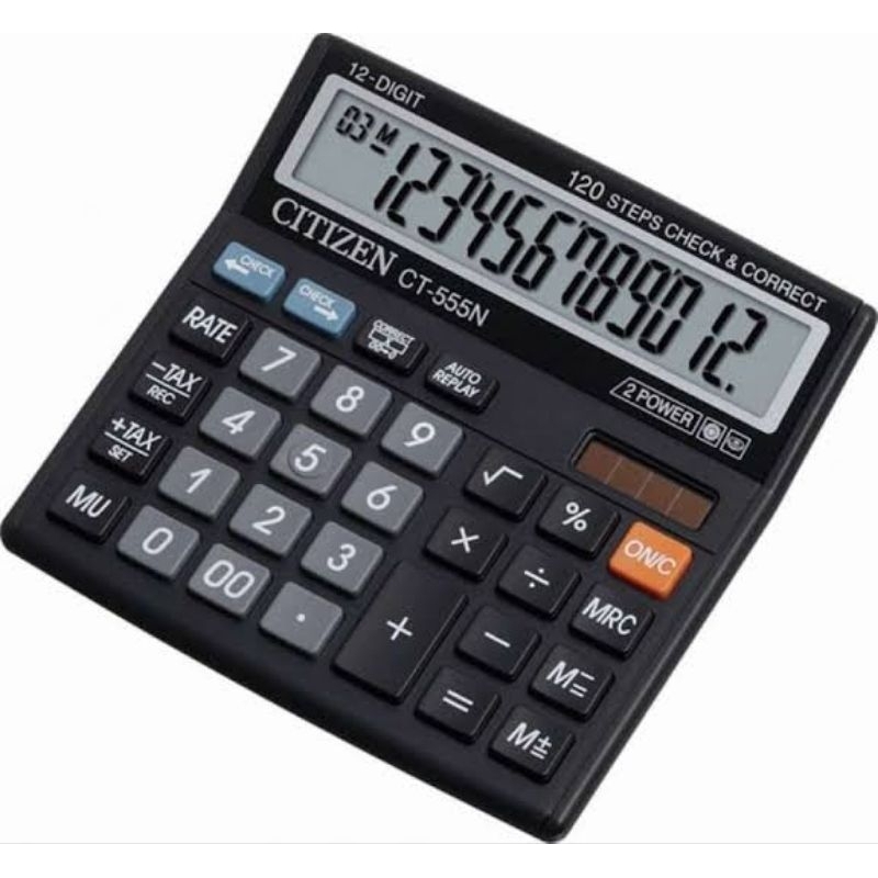

KALKULATOR CITIZEN CT-555N 12 DIGIT ANGKA BESAR