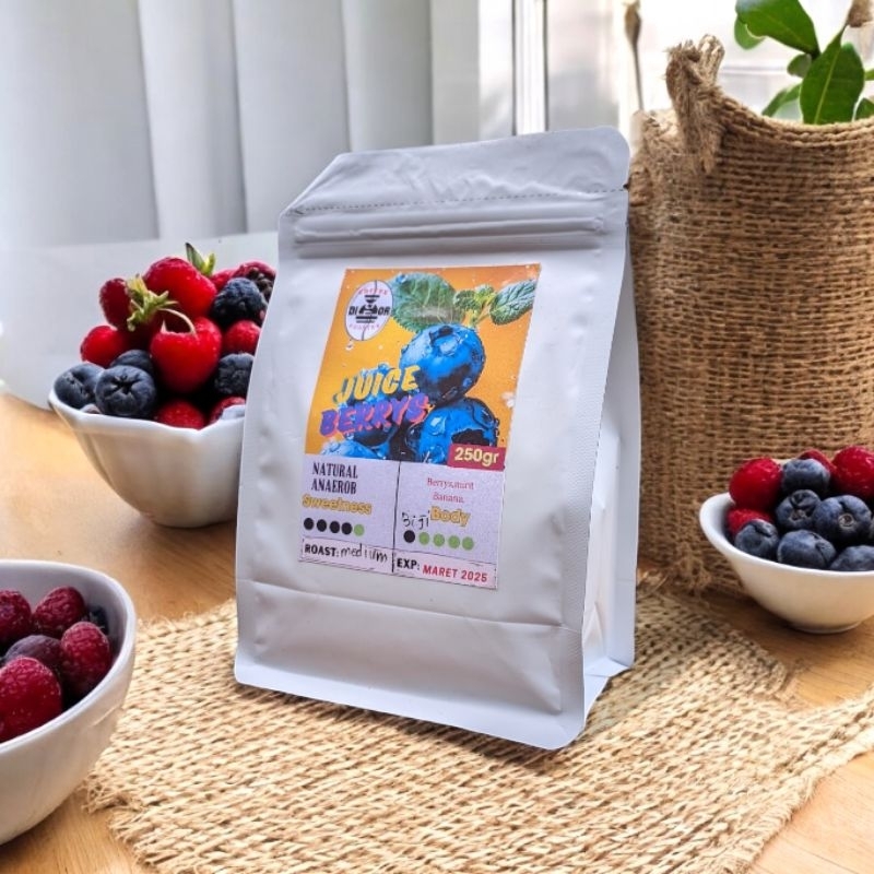 

Arabika malabar NATURAL BERRYS ANAEROB 72hour spesiality arjasari coffee