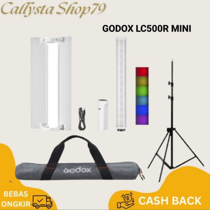 LAMPU LED STICK GODOX LC500Bi Mini,LC-500R Mini LC500 (RGB) LIGHTING VIDEO