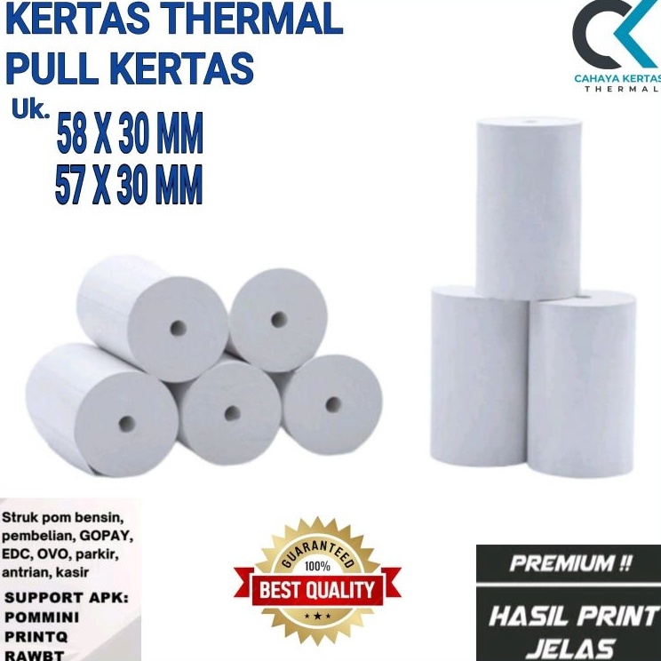 

Trend Dicari KERTAS KASIR THERMAL EDC 58x357x3 PAKET 1 ROLL1 PACK