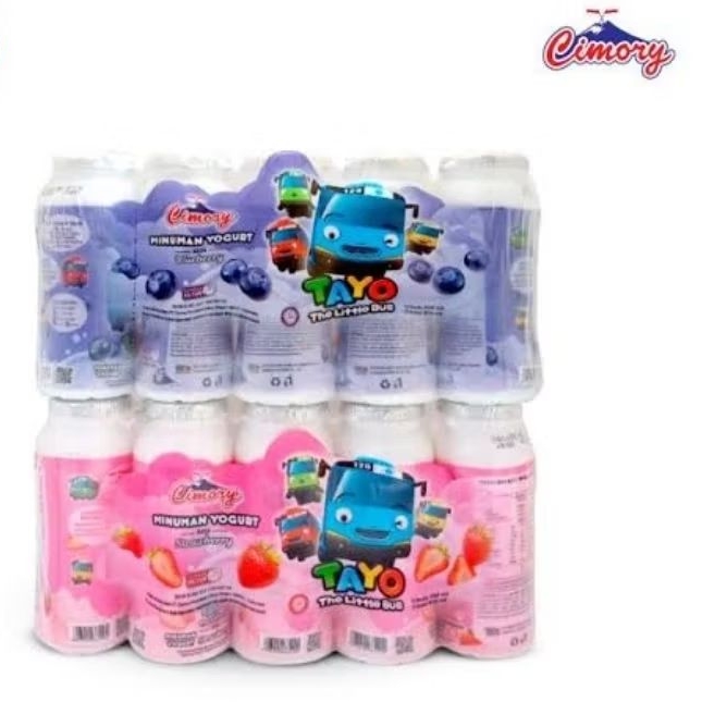 

TERMURAH Cimory Mini Yogurt Drink isi 5BOTOL RASA STRAWBERRY & BLUEBERRY EXP.2025