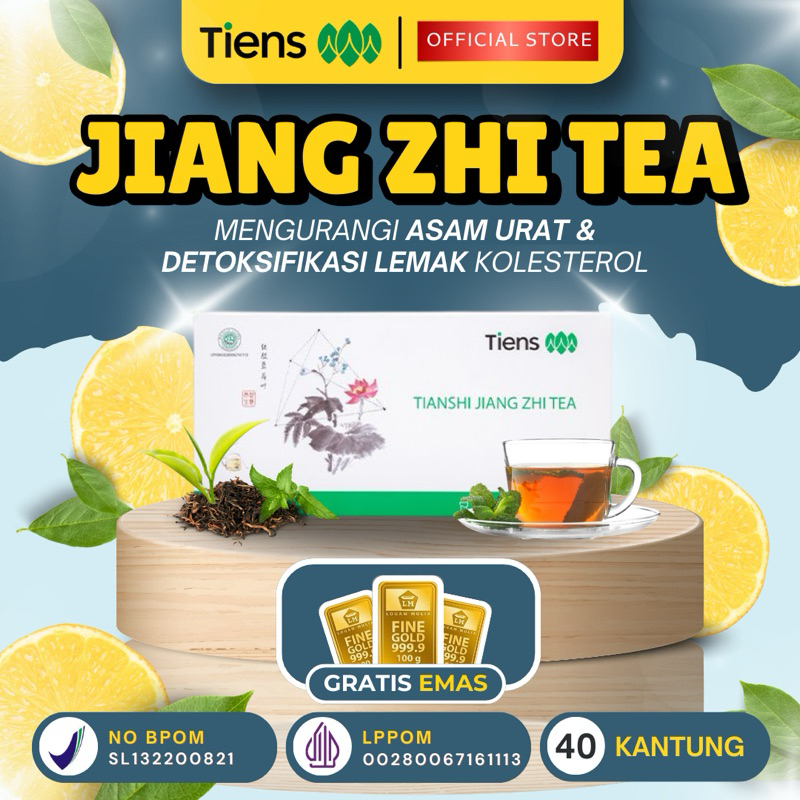 

[ Teh Detoks Lemak ] Tiens Jiang Zhi Tea Teh Herbal Green tea Original Alami isi 40 Kantung (Segel) Bpom Halal