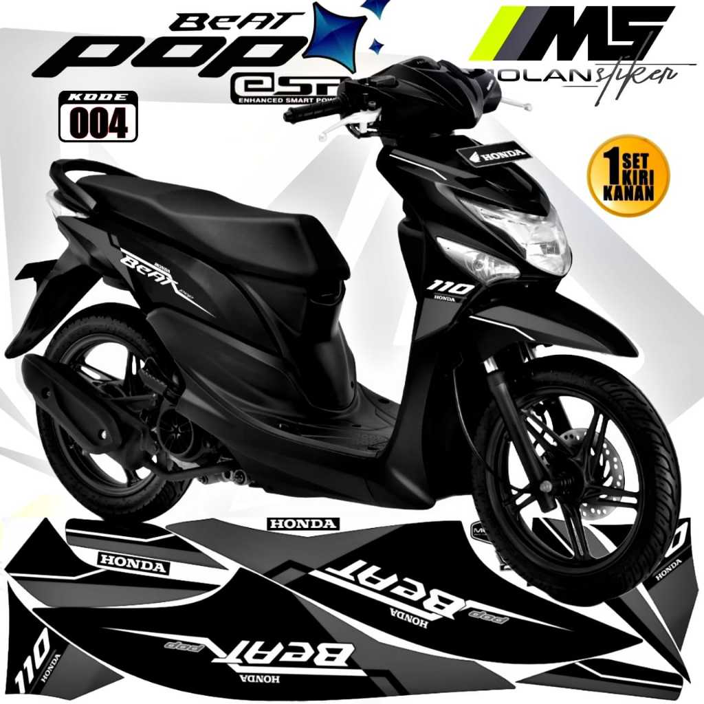 Decal Sticker Striping Variasi Beat Pop/Honda Beat pop/Decal Beat pop/Striping Beat pop