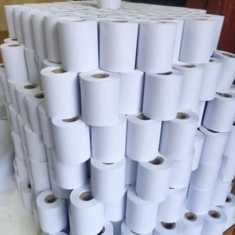 

Penjualan Terbaru Kertas struk kasir HVS 1Ply 58x48mm paket 1 roll struk printer kalkulator 5857mm