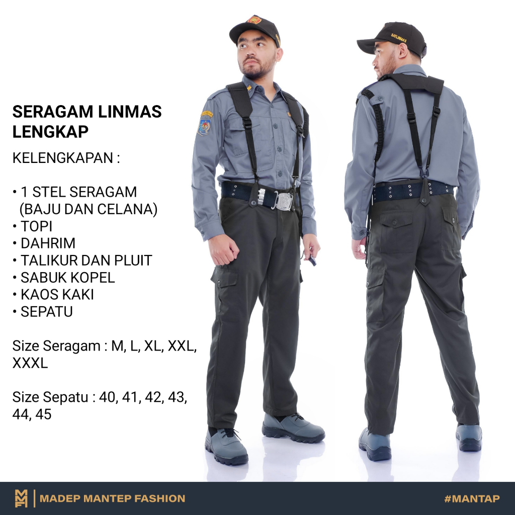 Seragam Linmas Lengkap Terbaru Set Seragam Linmas Lengkap Terbaru Linmas  Set Lengkap - PAKET SERAGA