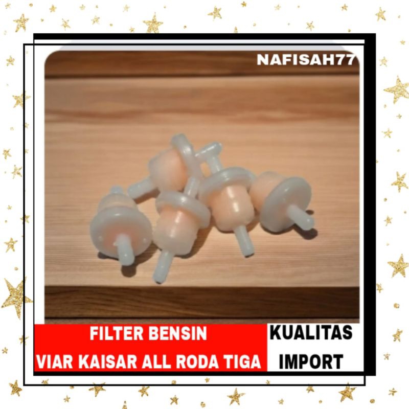 (TERMURAH) FILTER BENSIN VIAR FILTER BENSIN KAISAR FILTER BENSIN MOTOR RODA TIGA FILTER BENSIN MOTOR