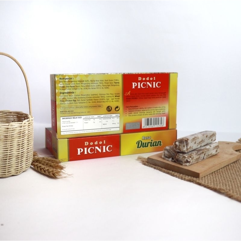 

DEB Dodol Garut Asli Murah Berkualitas Orinal Makanan Khas Garut - PICNIC Dodol Rasa Durian 200 Gram