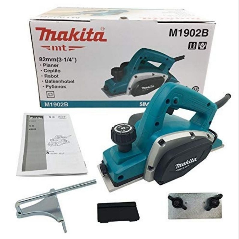 ORIGINAL MAKITA M1902B MESIN SERUT PASAH KAYU 82MM / MESIN PLANER KETAM KAYU M1902B MAKITA ORIGINAL 