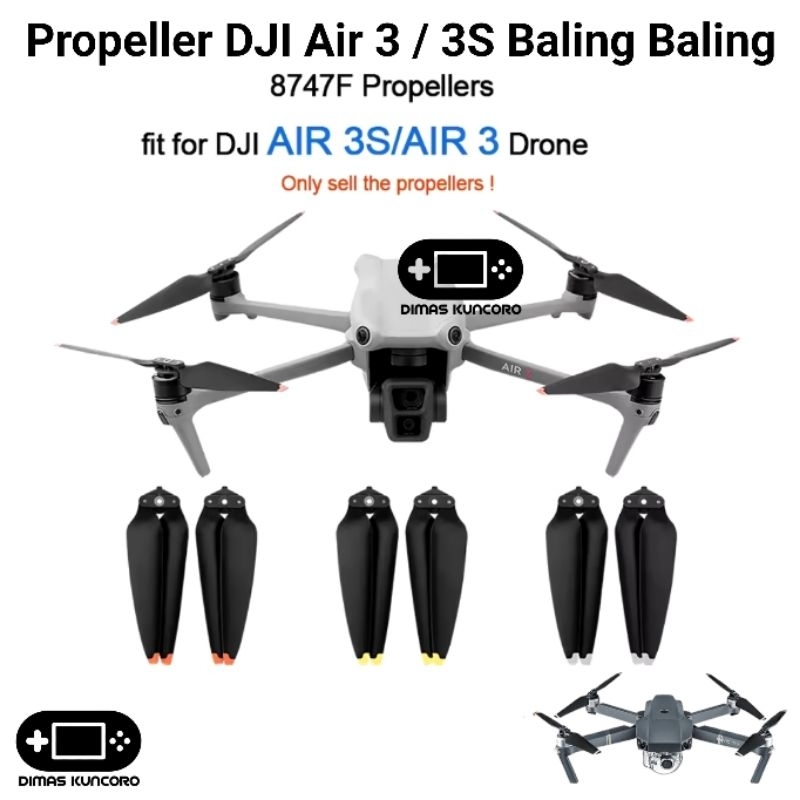 Propeller DJI Air 3 / 3S baling baling prop propellers drone replacement cw ccw