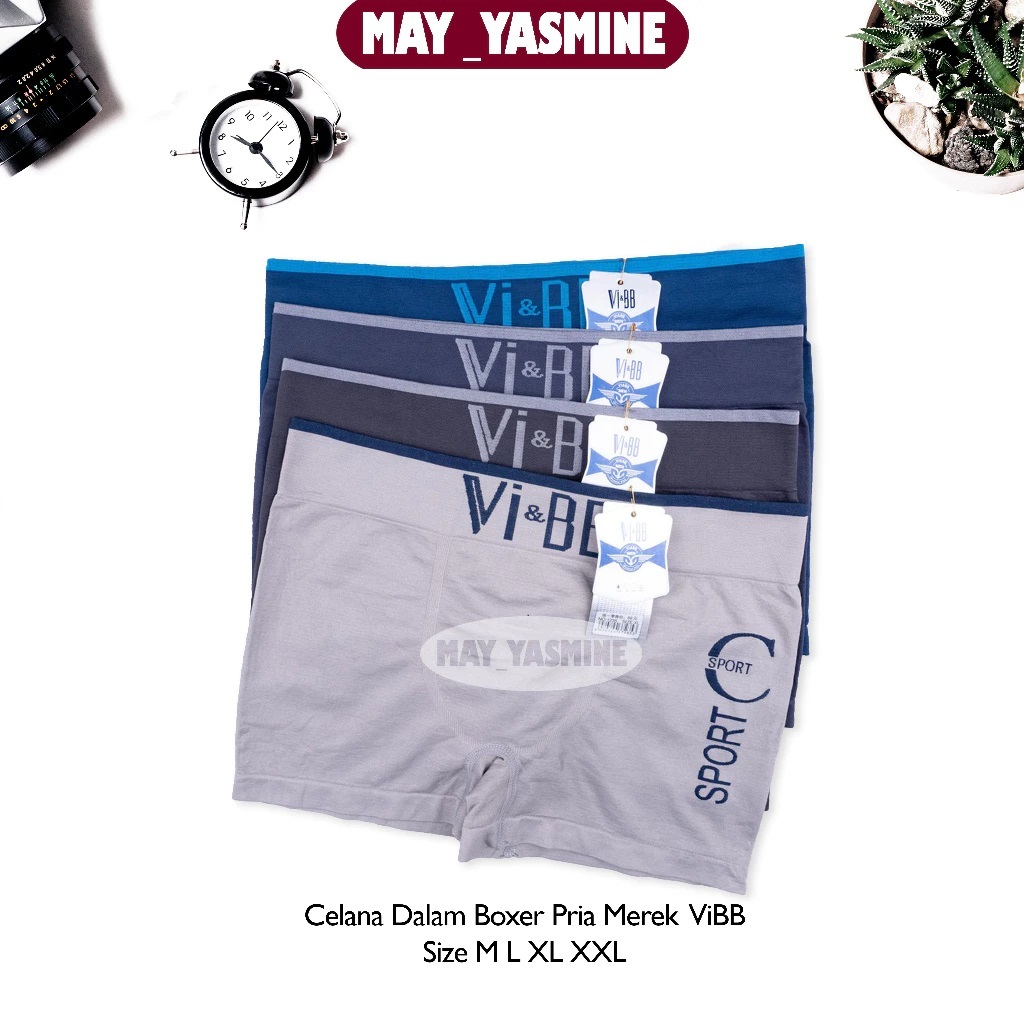 ( 12pc ) Boxer Vi&BB | Celana Dalam Pria Boxer VI BB | Boxer | CD VI BB | CD Pria - May Yasmine