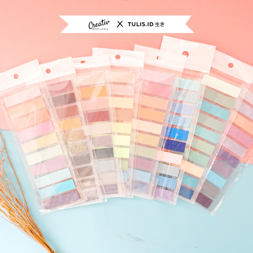 

[TULIS.ID IKI 生き] 10 Colors Sticky Notes Index Page Marker