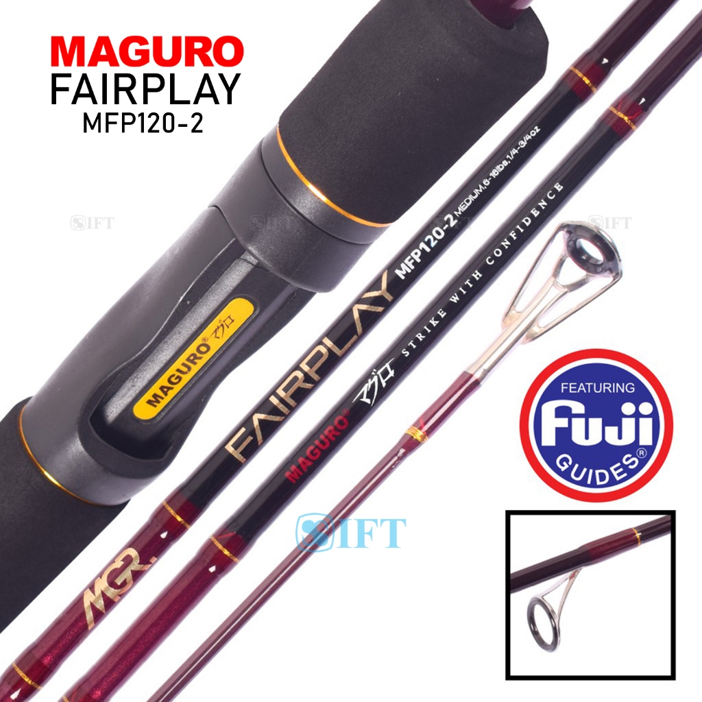 Joran Maguro FAIRPLAY | Fuji Guides | Carbon | 135 150 165 CM Spinning Pancing