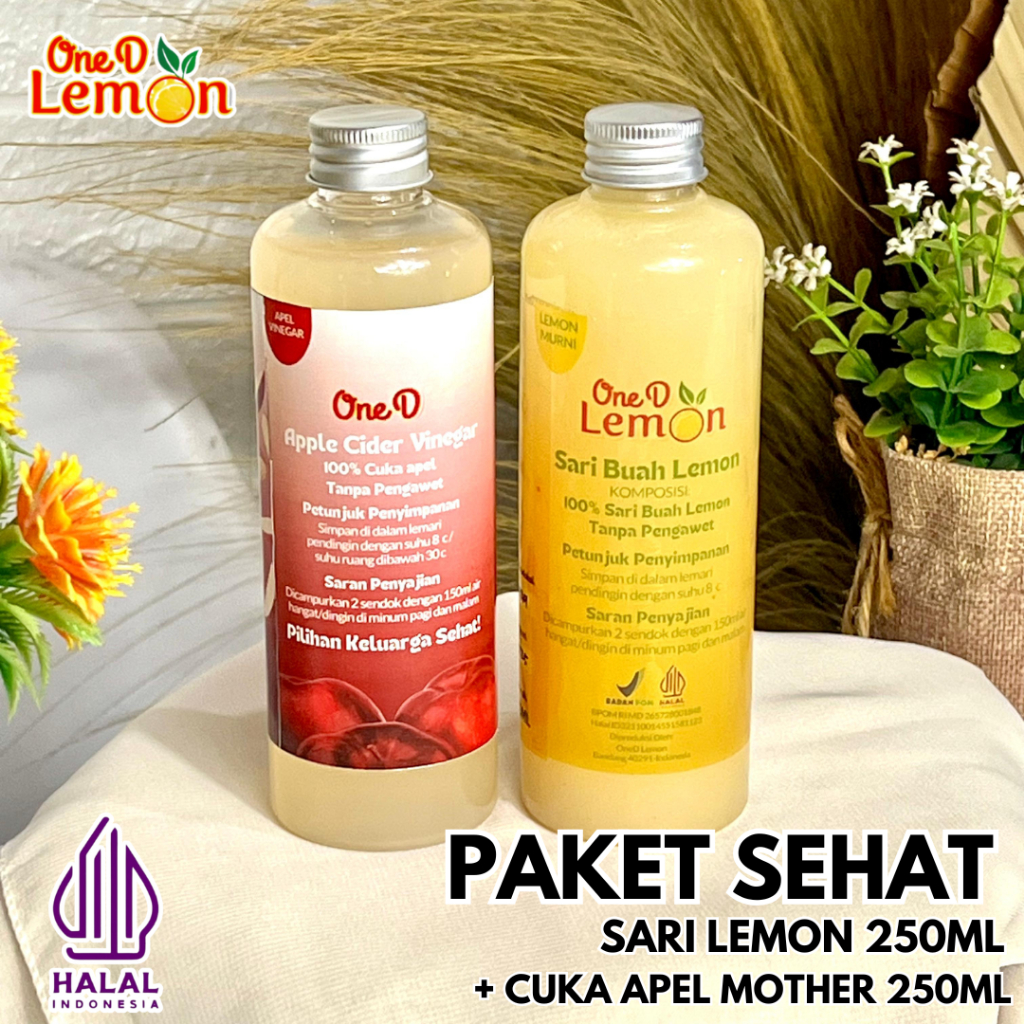 

Paket Diet Cuka Apel Apple Cider Vinegar With Mother Inang Apel Juice Lemon Sari Lemon Murni