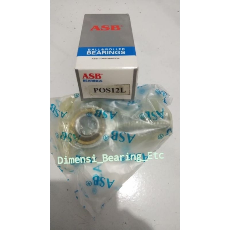 BEARING ROD END PILLOW BALL POS 12 L ASB