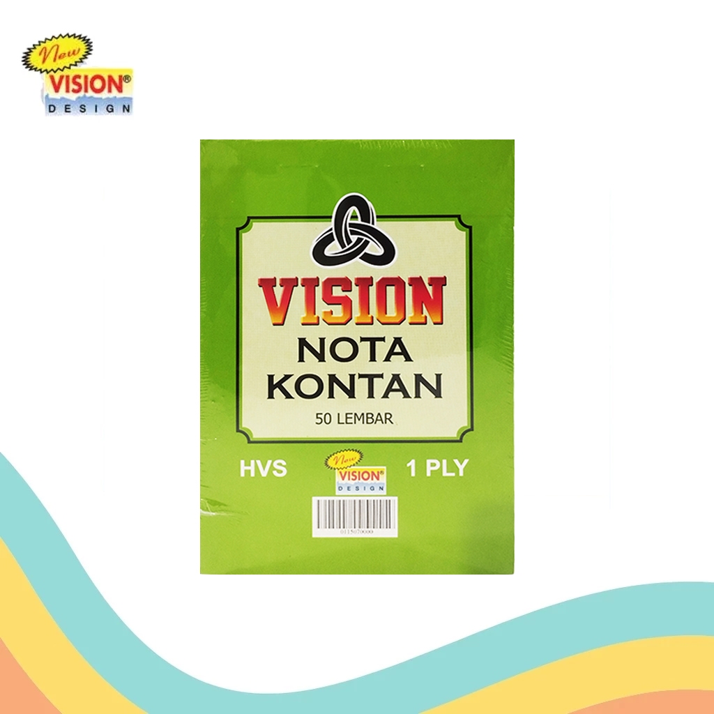 

BUKU NOTA KECIL 1 PLY VISION (1 PCS)