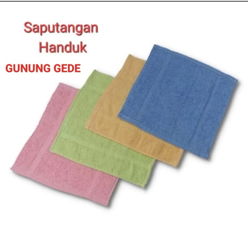 SAPUTANGAN GUNUNG GEDE UKURAN 28X28 HARGA TERMURAH 1PCS 4900