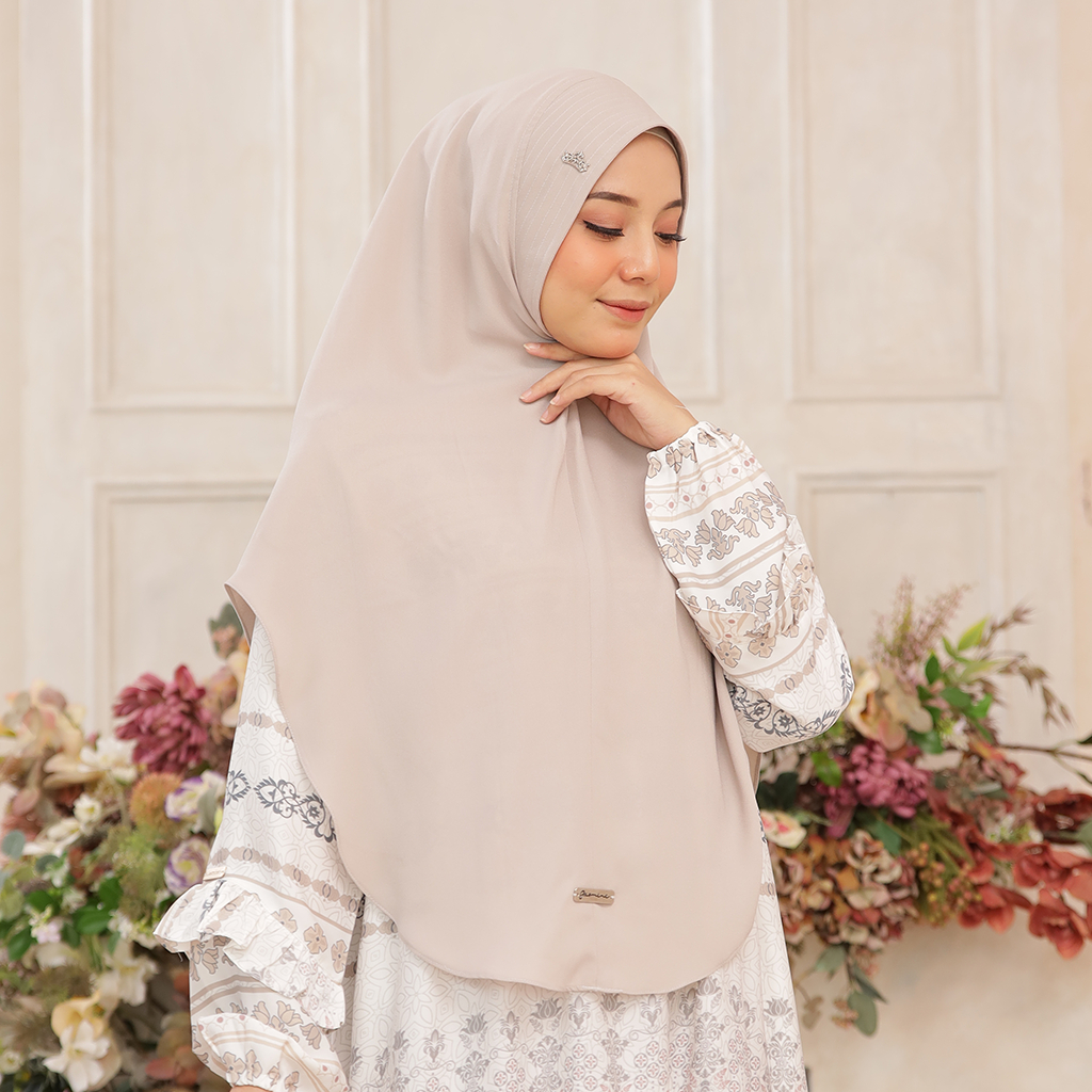 lidiahadiwinoto - Seroja Khimar Plain Series