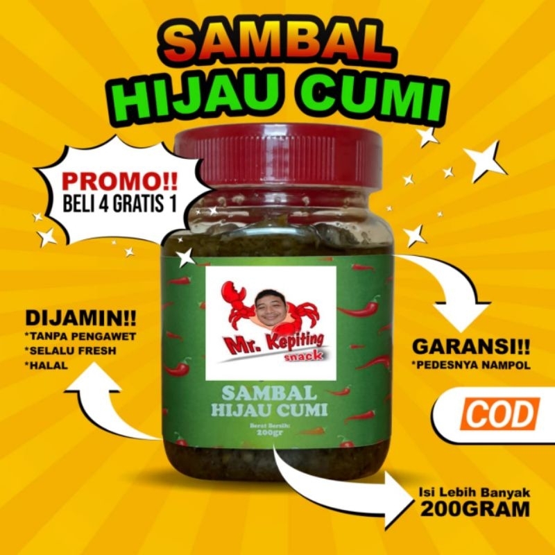 

SAMBAL IJO PEDAS BABY CUMI 200 gr