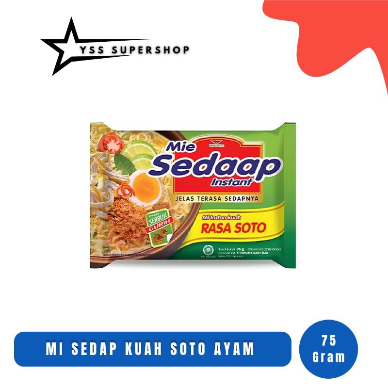 

MI SEDAP KUAH SOTO AYAM 1 PCS