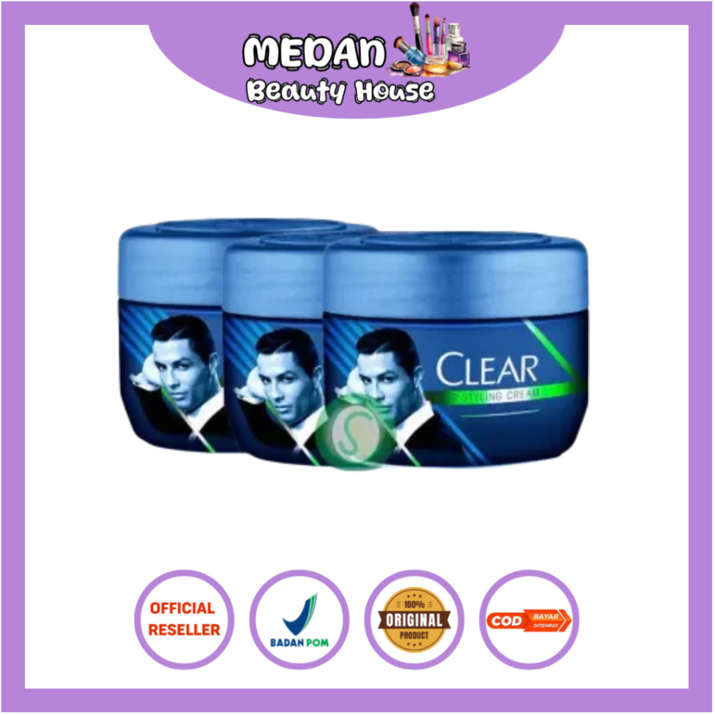 (100gr)  Clear by brisk hair styling cream