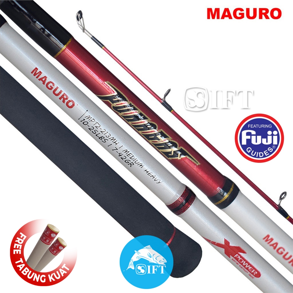 Joran Maguro PUNAGAS Ring Fuji | 182 MH | 213 MH | Fuji | Popping | Casting | Spinning