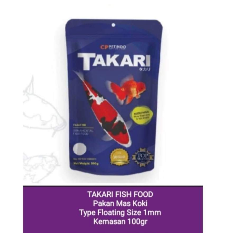 Takari Fish Food 100 250 500 Gram - Pakan IKan