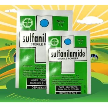 SULFANILAMIDE - Obat Scabies Kucing Obat Koreng Kucing Obat Jamur Kucing Obat Ketombe Kucing
