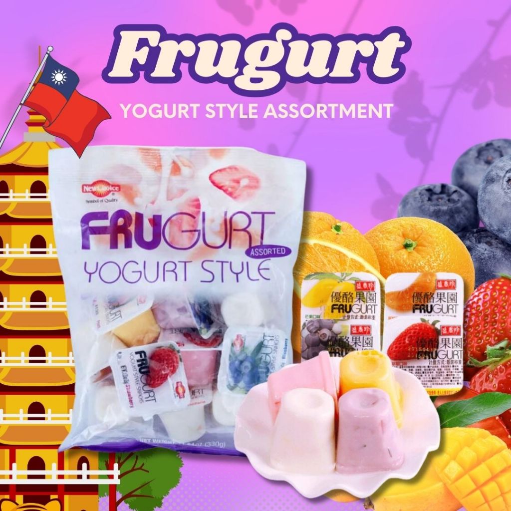 

Frugurt Yogurt Style Assorted 330g Jeli rasa Aneka Buah dengan Yogurt 1 Pouch