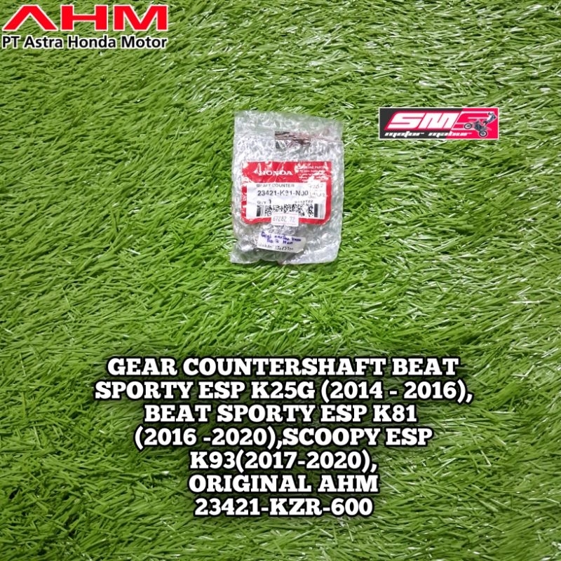 GEAR COUNTERSHAFT 13T GIGI GARDAN VARIO 110 FI, BEAT SPORTY ESP K25G (2014 - 2016),BEAT SPORTY ESP K