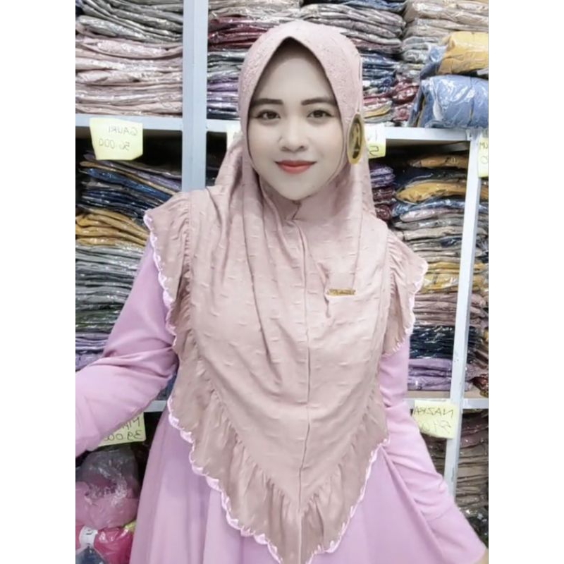 Jilbab Instan Fazila Pad ori FO