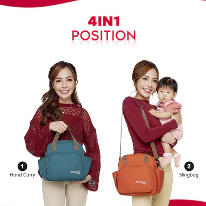 TAS BAYI KECIL 4 IN 1 + TEMPAT BOTOL SUSU PRESTIGE SERIES DGT7423 - DIALOGUE BABY