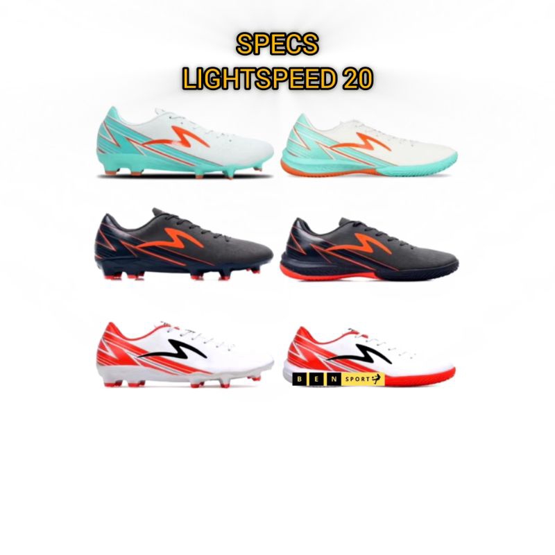 SEPATU SEPATU FUTSAL BOLA SPECS LIGHTSPEED 20 IN/FG BNIB