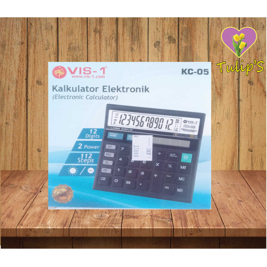 

CALCULATOR MANUAL 100% ORI MEREK VIS-1