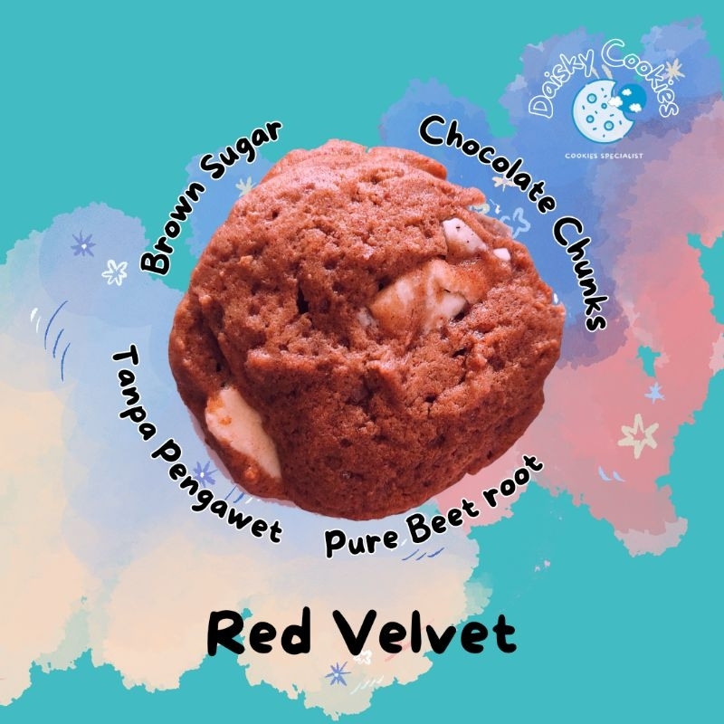 

Red Velvet Soft Cookies